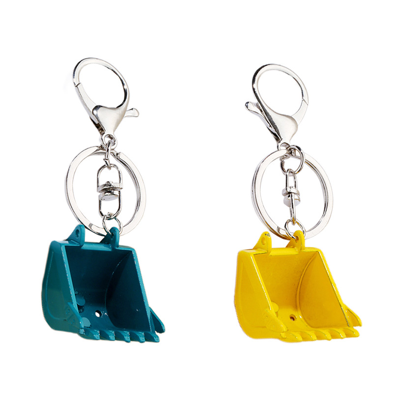 Heavy Equipment Keychain - New Creative Metal Excavator Keychain 3D