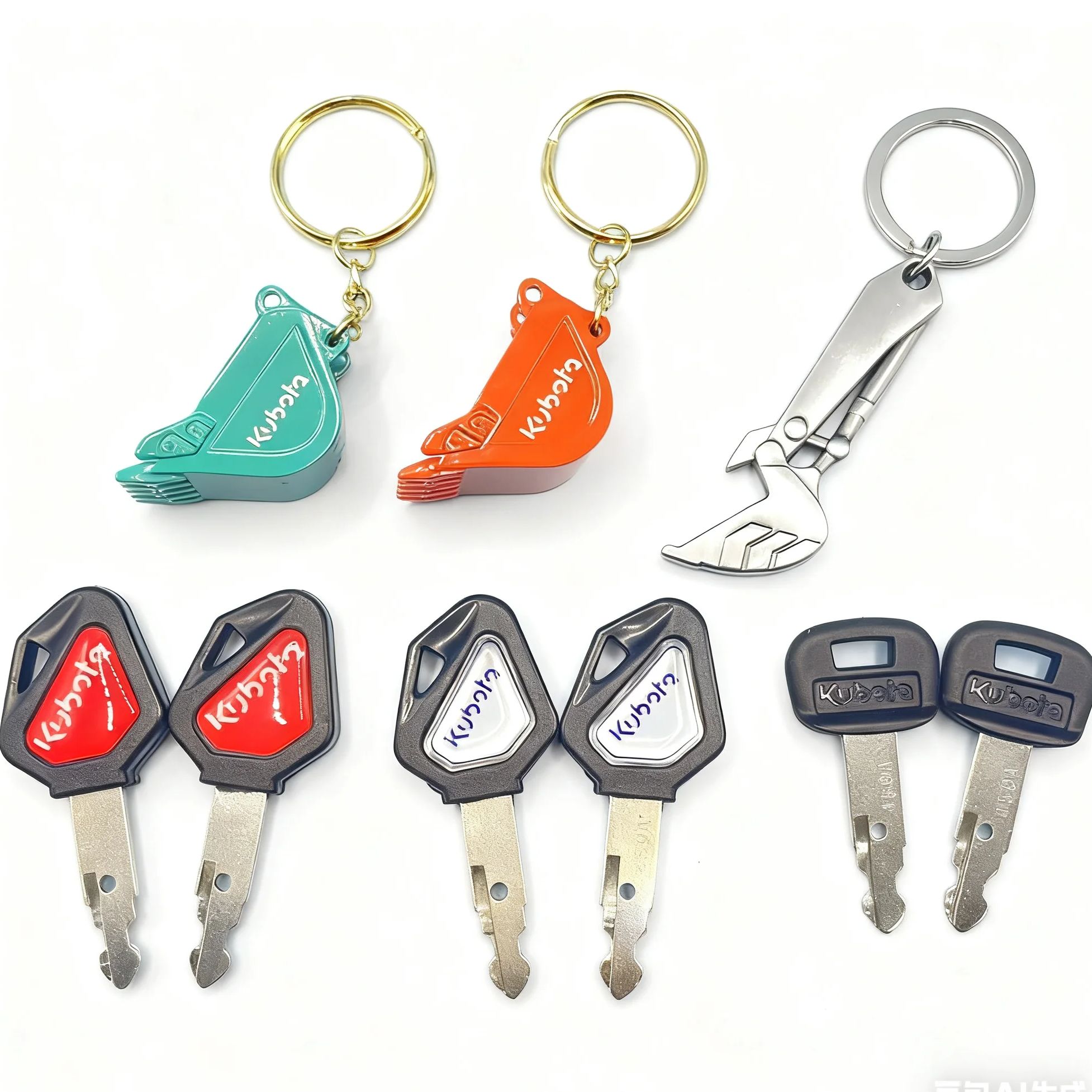 Heavy Equipment Keychain - 2Pcs Heavy Equipment 459A Ignition Key