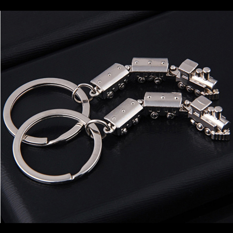 Fashion Mini Train Model Alloy - Heavy Equipment Keychain ulasan dan harga