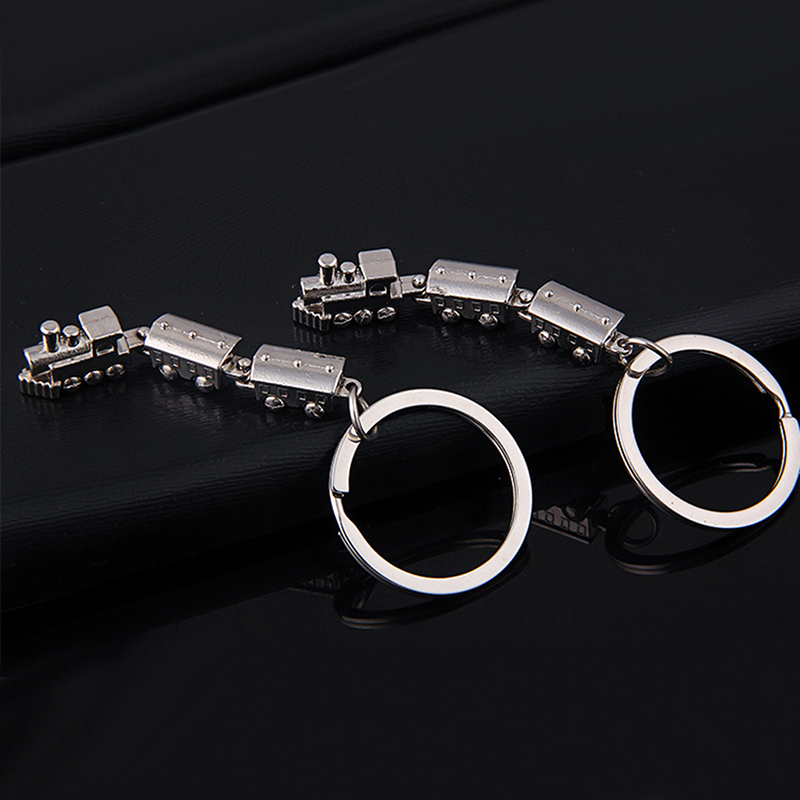 Fashion Mini Train Model Alloy - Heavy Equipment Keychain ulasan dan harga