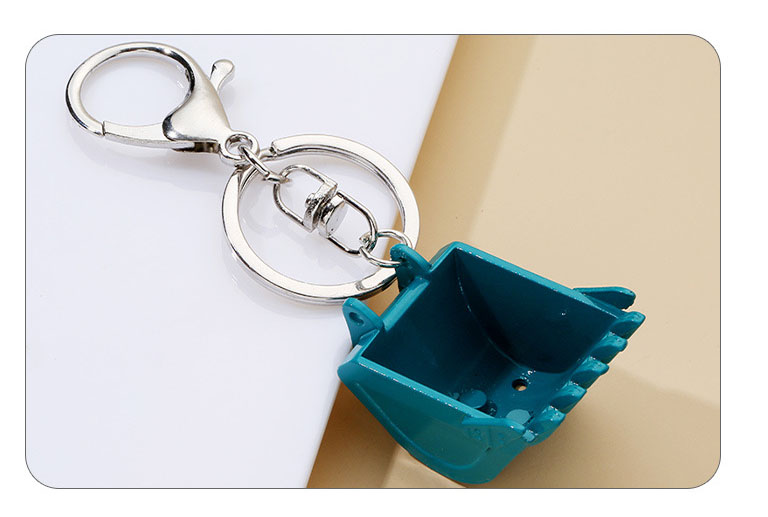 New Creative Metal Excavator K - Heavy Equipment Keychain ulasan dan harga