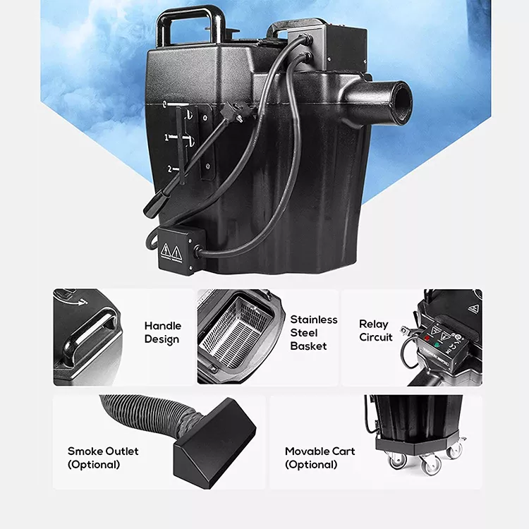 3500W Low Lying Dry Ice Fog Ma - Heavy Equipment Background ulasan dan harga