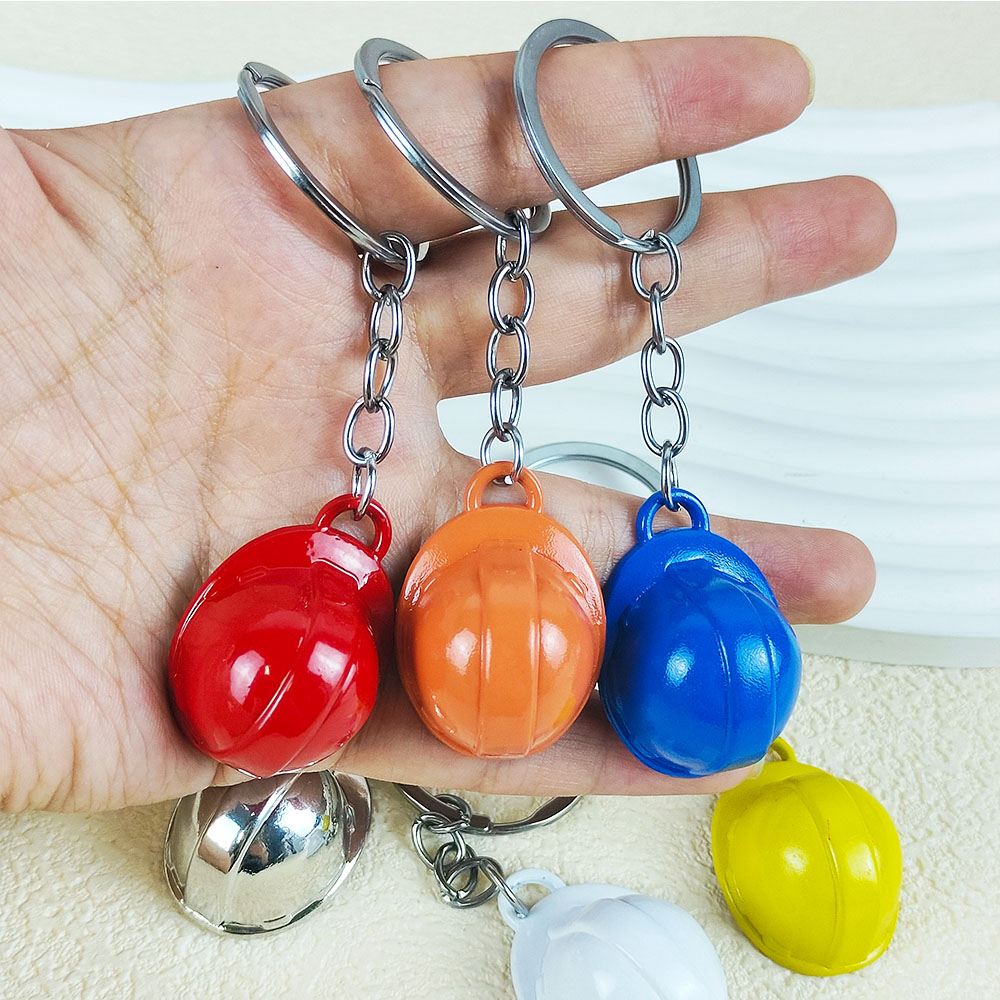 Creative Hard Hat Keychain Min - Heavy Equipment Keychain ulasan dan harga