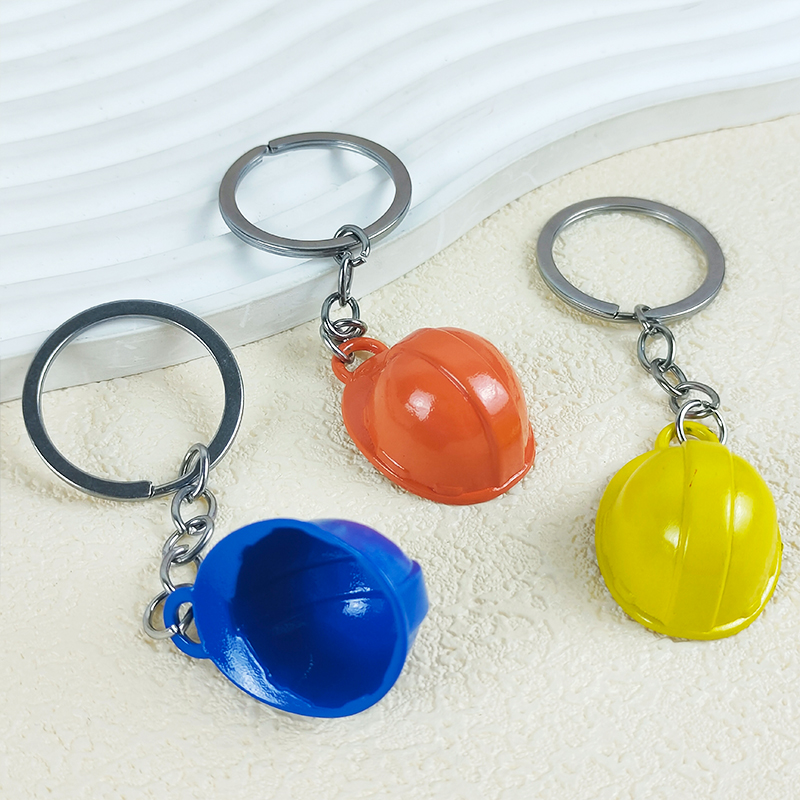 Creative Hard Hat Keychain Min - Heavy Equipment Keychain ulasan dan harga
