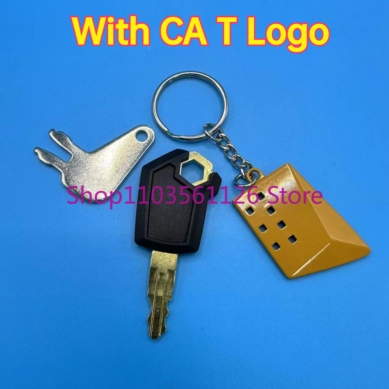 5P8500 8H5306 with Bucket Key  - Heavy Equipment Keychain ulasan dan harga
