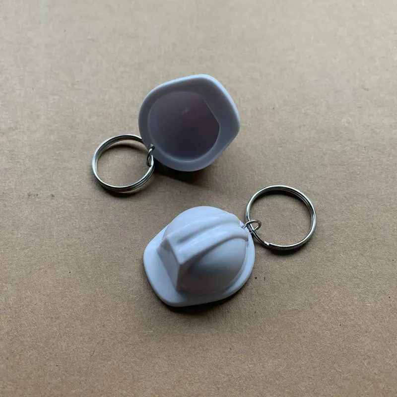 3D safety helmet keychain key  - Heavy Equipment Keychain ulasan dan harga