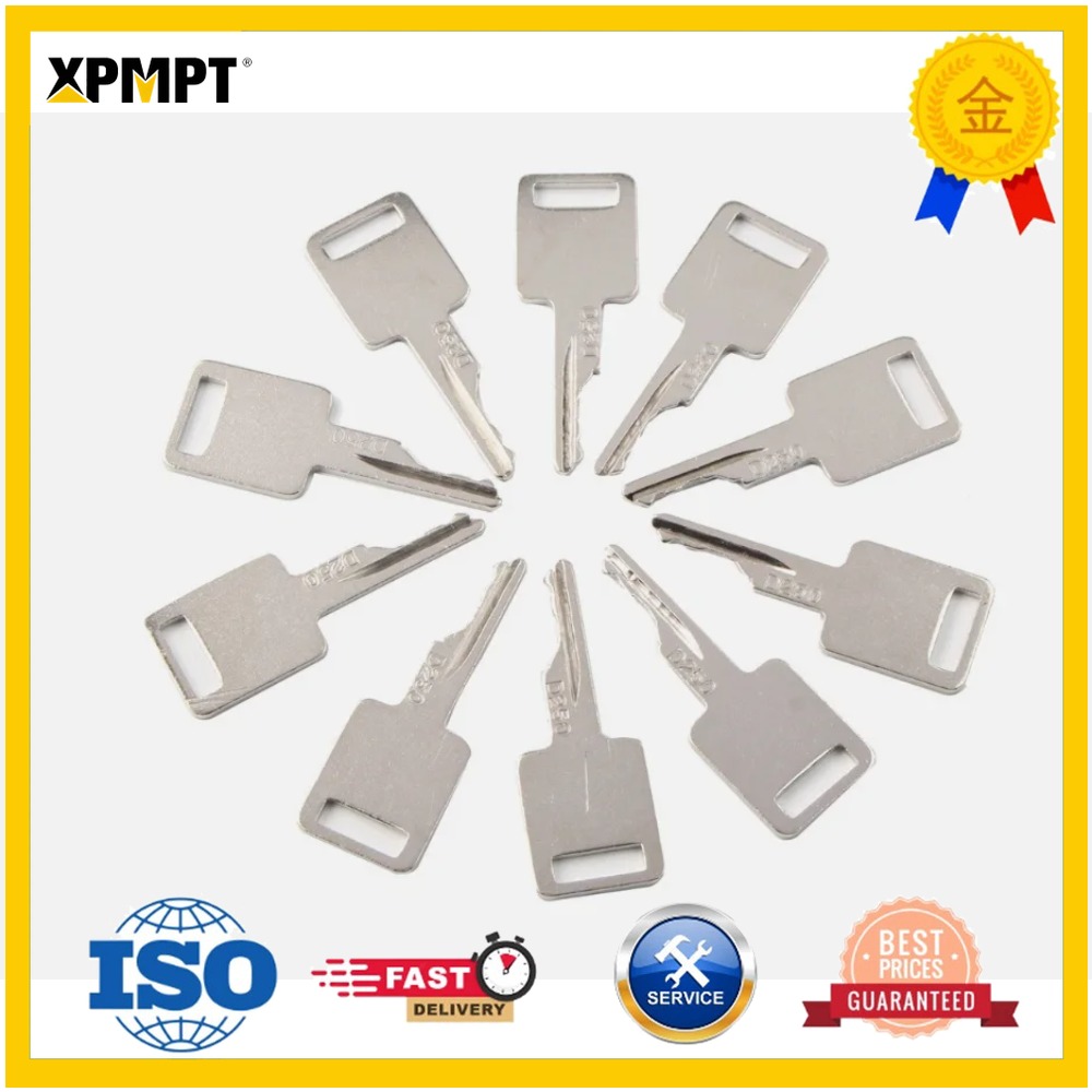 10PCS S331/S160 D250 KEYS fits - Heavy Equipment Keychain ulasan dan harga