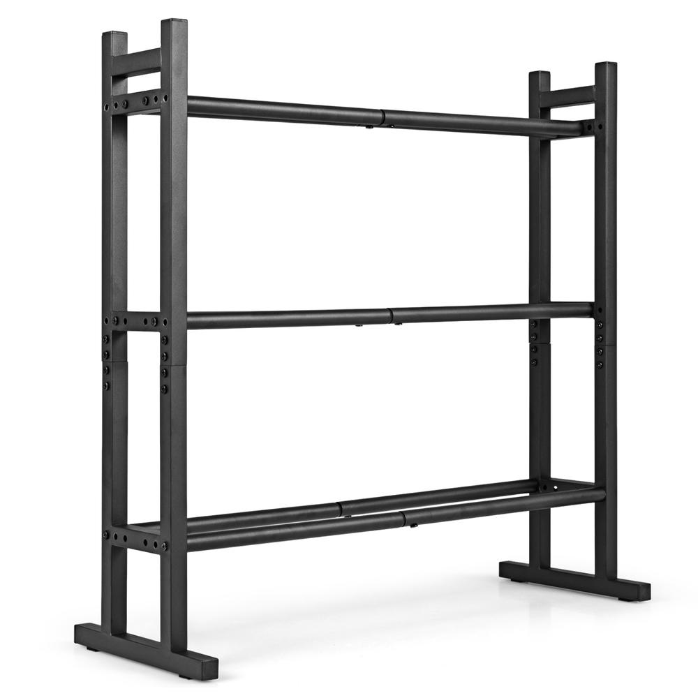 Heavy Duty 3-Tier Dumbbell Rac - Heavy Equipment Training ulasan dan harga