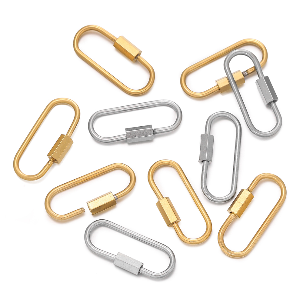 5pcs Stainless Steel Quick Lin - Heavy Equipment Keychain ulasan dan harga