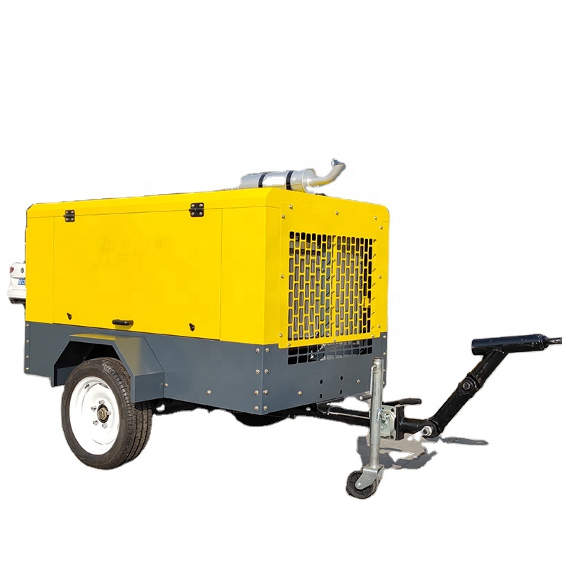 Portable Screw Air Compressor  - Heavy Equipment Mining ulasan dan harga