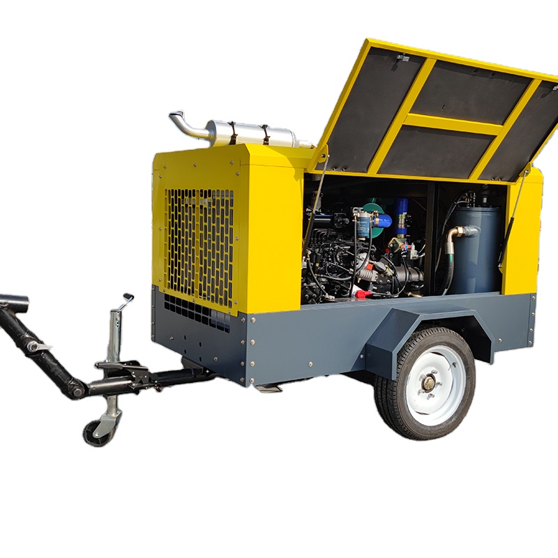 Portable Screw Air Compressor  - Heavy Equipment Mining ulasan dan harga