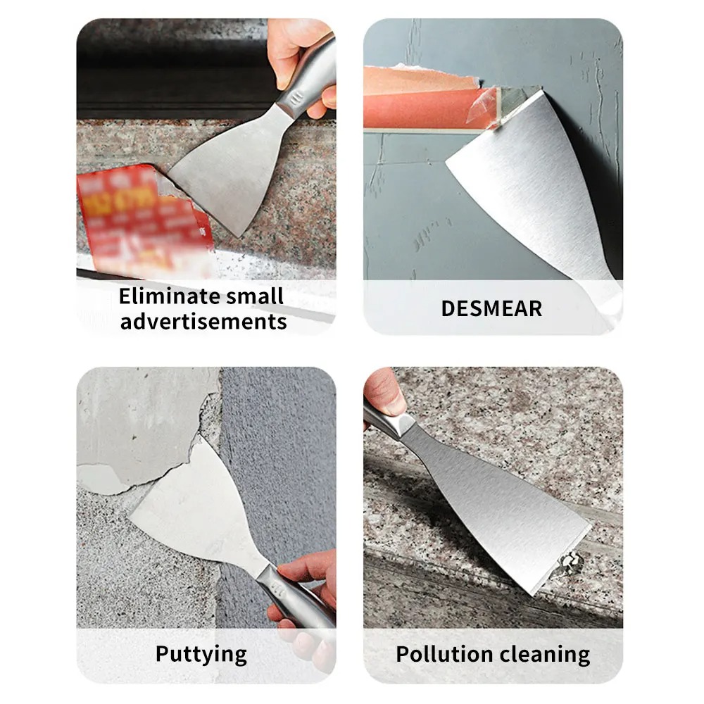 Stainless Steel Scraper Set He - Heavy Equipment Scraper ulasan dan harga