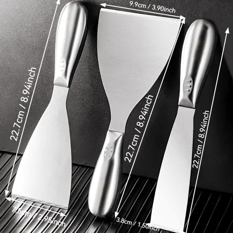 Stainless Steel Scraper Set He - Heavy Equipment Scraper ulasan dan harga