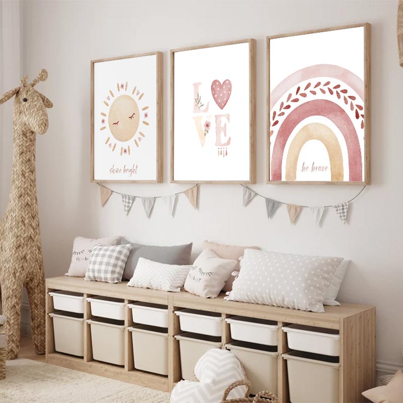Bohemian Style Rainbow Series  - Heavy Equipment Background ulasan dan harga
