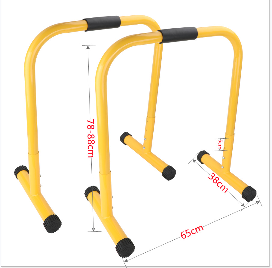 Steel Parallel Bar, 65x38x78cm - Heavy Equipment Training ulasan dan harga