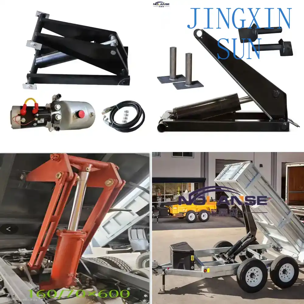 8 Ton Hydraulic Tipper Trailer - Heavy Equipment Mining ulasan dan harga